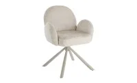 Set Masă Living DTM0408 Extensibilă cu 6 Scaune DCM0518 AS Bej 8