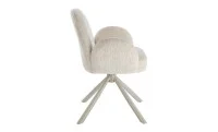 Set Masă Living DTM0408 Extensibilă cu 6 Scaune DCM0518 AS Bej 9