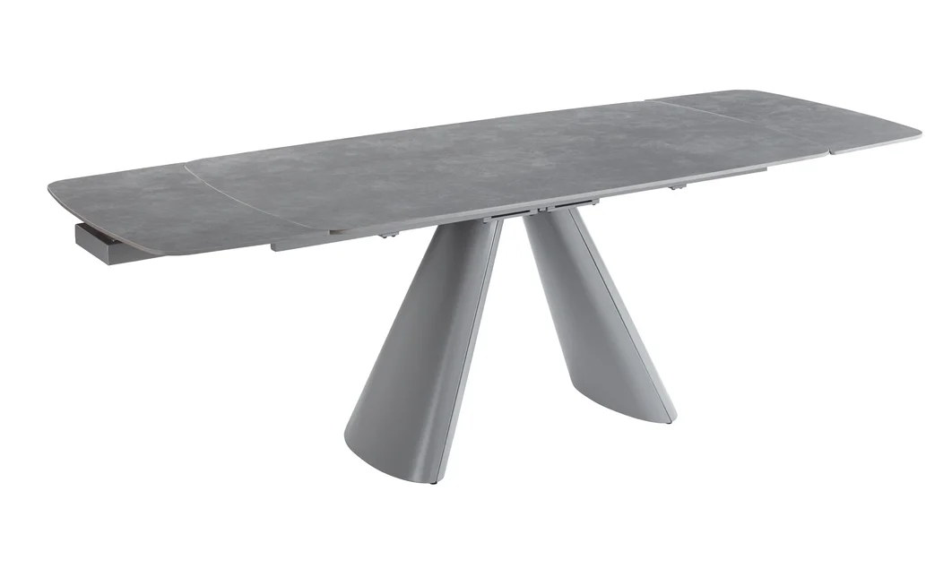 Set Masă Living DTM0408 Extensibilă cu 6 Scaune DCM0518 AS Gri 3