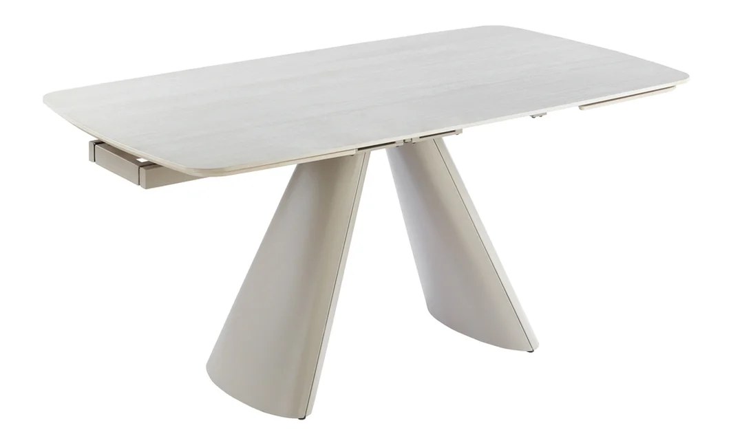 Set Masă Living DTM0408 Extensibilă cu 6 Scaune DCM0518 AS Bej 6
