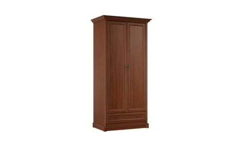 Dulap Dormitor Sonata 2D1S cu 1 Sertar și 2 Uși, Nuc / Maro