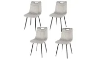 Set 4 Scaune KJC0358 Gri