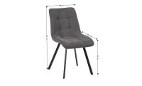 Scaun Living DCM1801CF Gri