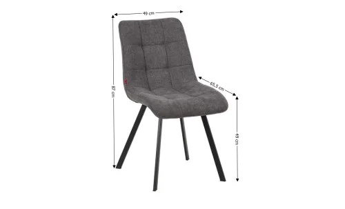 Scaun Living DCM1801CF Gri