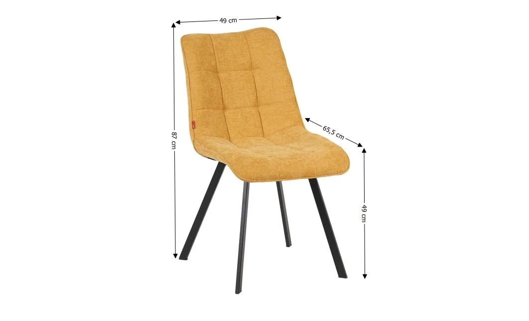 Scaun Living DCM1801CF Mustar 2