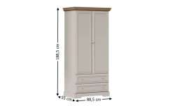 Dulap Kora KS1 Cashmere 2D2DR