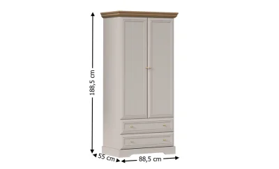 Dulap Kora KS1 Cashmere 2D2DR