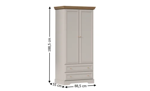 Dulap Kora KS1 Cashmere 2D2DR
