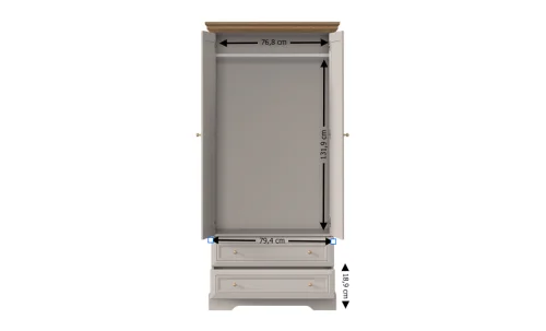 Dulap Kora KS1 Cashmere 2D2DR