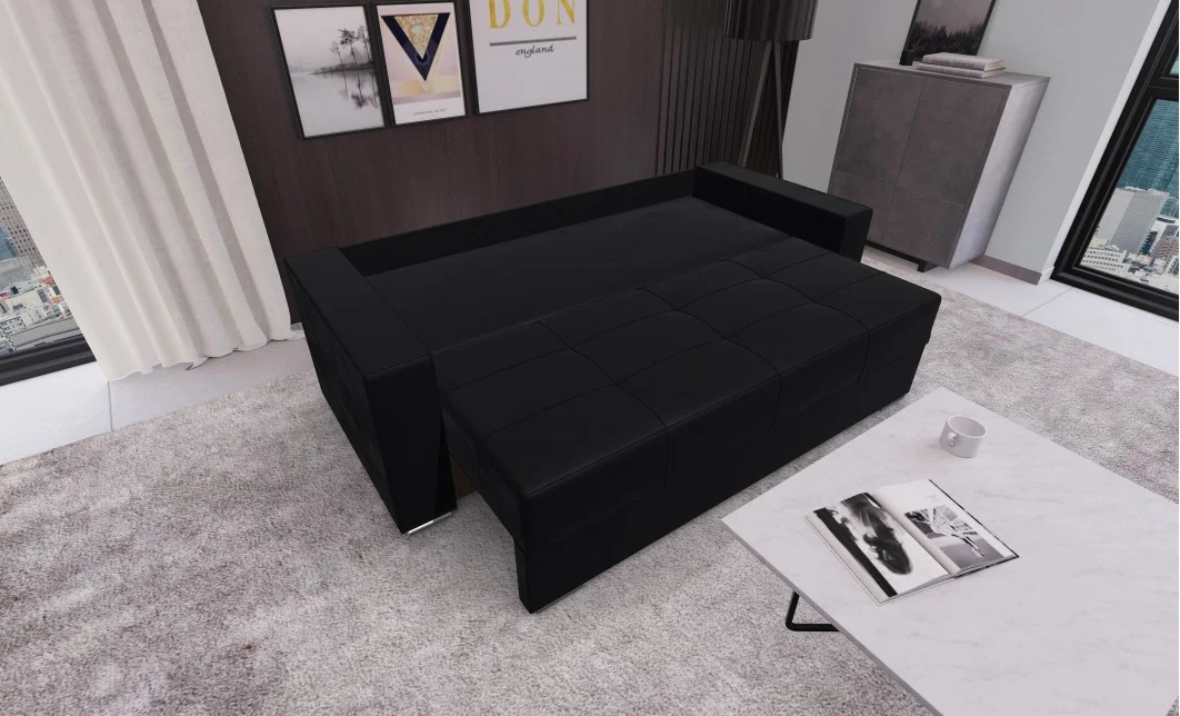 Canapea Extensibilă Claudia Bonell Mini, Negru 3