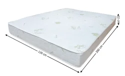 Saltea Bonell Aloe Vera, 120x200x22 cm