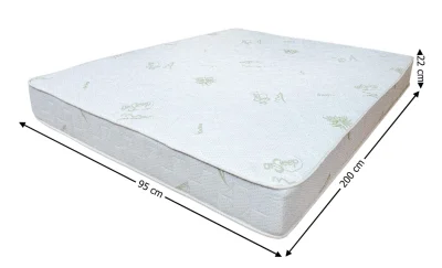 Saltea Bonell Aloe Vera, 95x200x22 cm