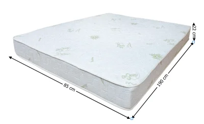 Saltea Bonell Aloe Vera, 85x190x22 cm
