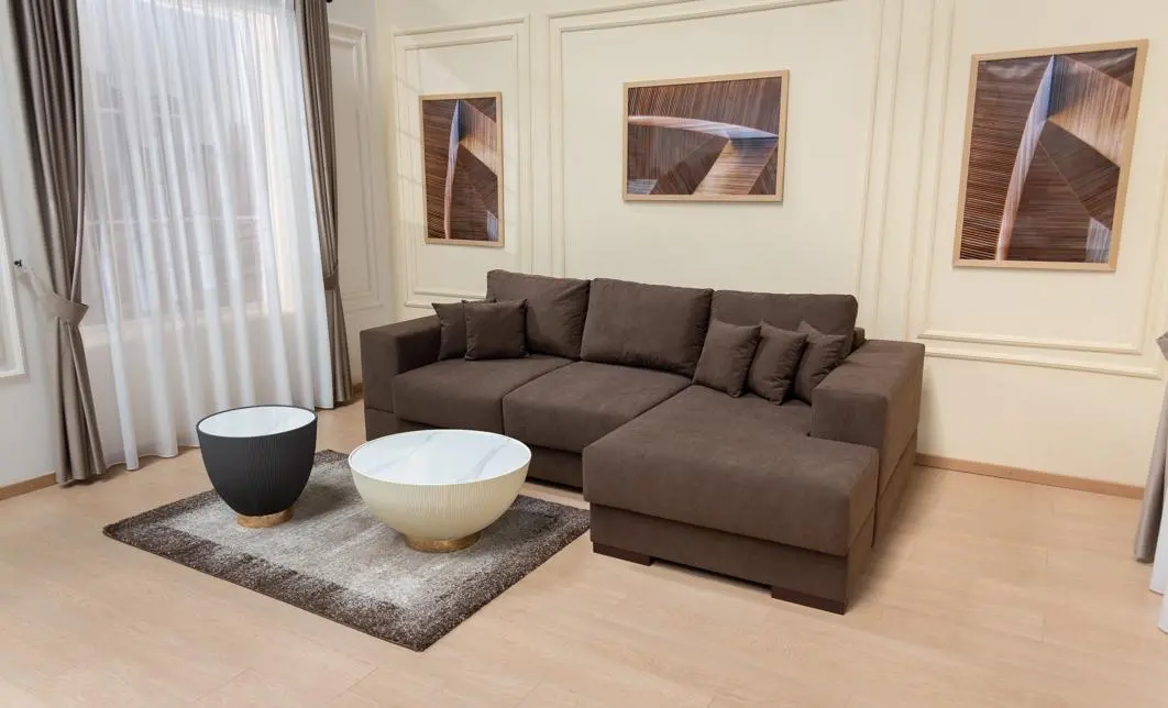 Colțar Extensibil Boston Maro - Vega 36 Dreapta	