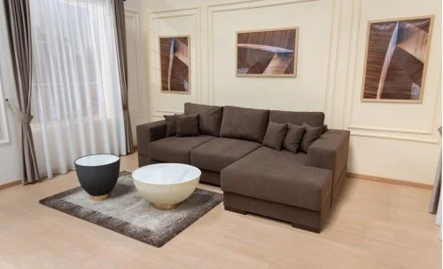 Colțar Extensibil Boston Maro - Vega 36 Dreapta	