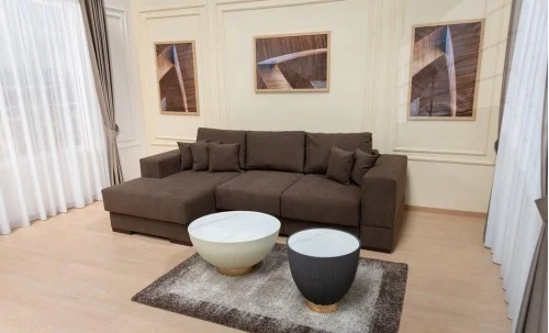 Colțar Extensibil Boston Maro - Vega 36 Stânga