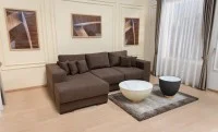 Colțar Extensibil Boston Maro - Vega 36 Stânga