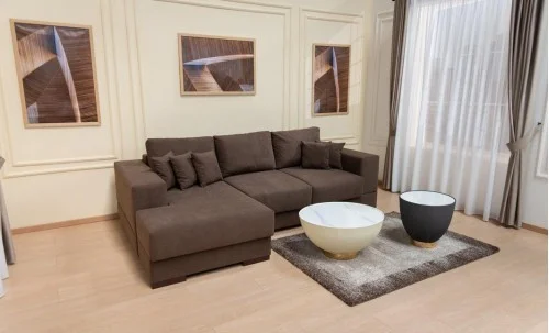 Colțar Extensibil Boston Maro - Vega 36 Stânga