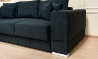 Colțar Extensibil Boston Negru - Vega 70 Stânga