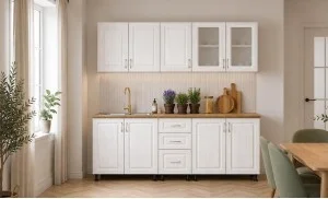Bucătărie Kvadris White 2 m