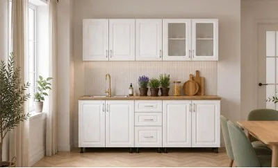 Bucătărie Kvadris White 2 m