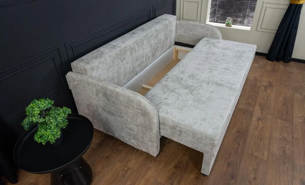 Canapea Extensibilă Adelina Bonell Mini, Gri deschis 9