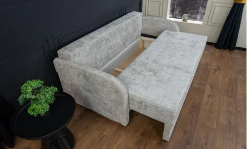 Canapea Extensibilă Adelina Bonell Mini, Gri deschis
