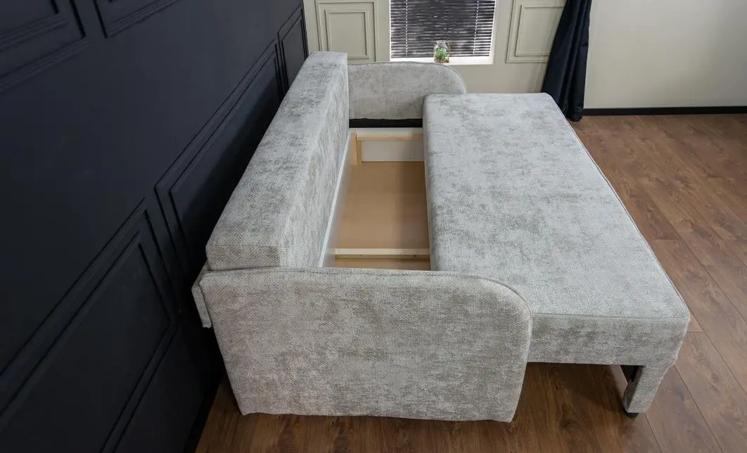 Canapea Extensibilă Adelina Bonell Mini, Gri deschis 10