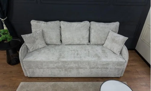 Canapea Extensibilă Adelina Bonell Mini, Gri deschis