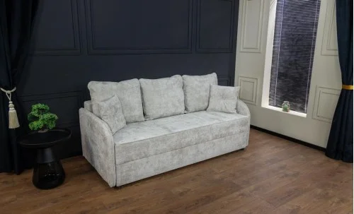 Canapea Extensibilă Adelina Bonell Mini, Gri deschis