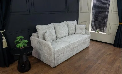 Canapea Extensibilă Adelina Bonell Mini, Gri deschis