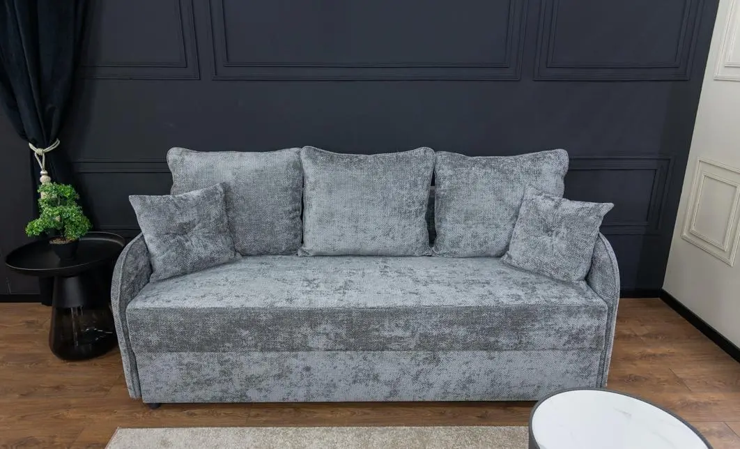 Canapea Extensibilă Adelina Bonell Mini, Gri închis 3