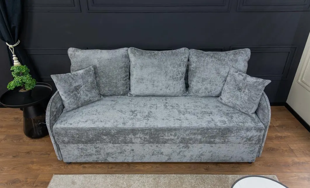 Canapea Extensibilă Adelina Bonell Mini, Gri închis
