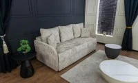 Canapea Extensibilă Adelina Bonell Mini, Maro Deschis 3