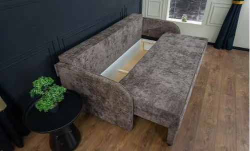 Canapea Extensibilă Adelina Bonell Mini, Maro