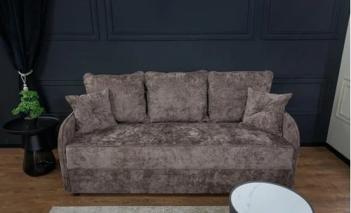 Canapea Extensibilă Adelina Bonell Mini, Maro