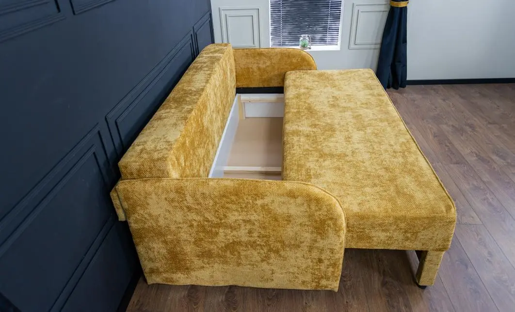 Canapea Extensibilă Adelina Bonell Mini, Muștar 9