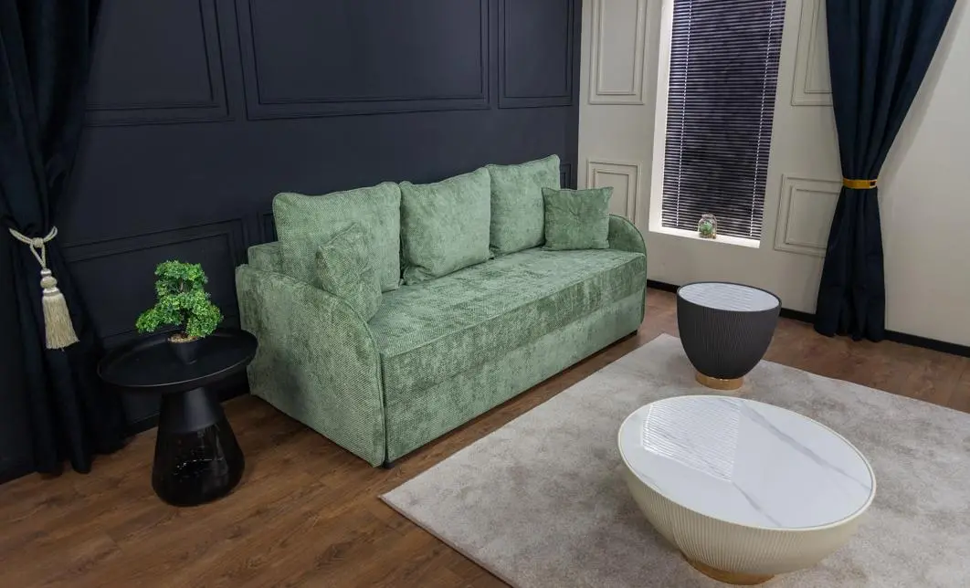 Canapea Extensibilă Adelina Bonell Mini, Verde