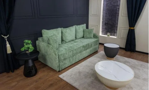 Canapea Extensibilă Adelina Bonell Mini, Verde