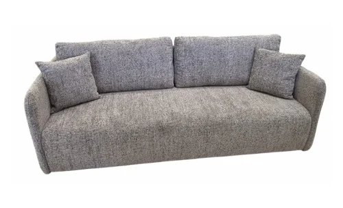 Canapea Extensibilă Allen, Cu Ladă Depozitare, Stofă BELLA 60, Gri