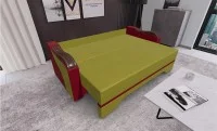 Canapea Extensibilă Bianca, Verde masliniu/Rosu 2
