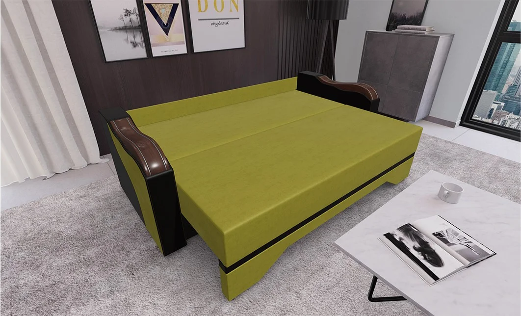 Canapea Extensibilă Bianca, Verde masliniu 2