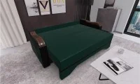 Canapea Extensibilă Bianca, Verde 2
