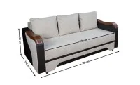 Canapea Extensibilă Bianca Bonell, Bej 2