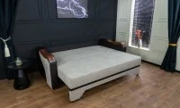 Canapea Extensibilă Bianca Memory, Maro deschis 6
