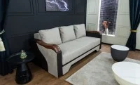Canapea Extensibilă Bianca Memory, Maro deschis 2