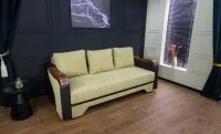 Canapea Extensibilă Bianca Memory, Mustar 2