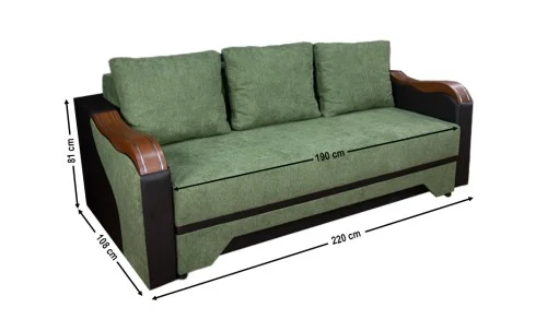 Canapea Extensibilă Bianca Memory, Verde