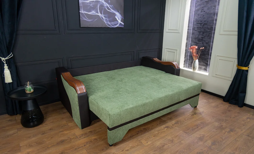Canapea Extensibilă Bianca Memory, Verde 7