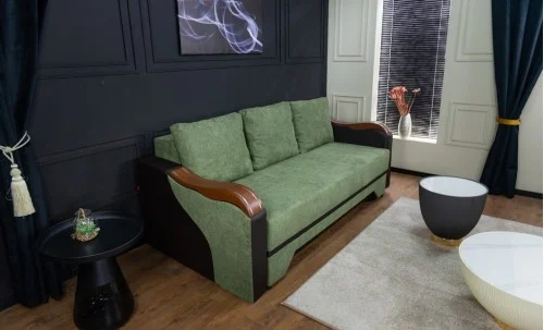 Canapea Extensibilă Bianca Memory, Verde